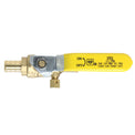 1/2 inch PEX-B Barb Crimp Ball Valve With Drain
