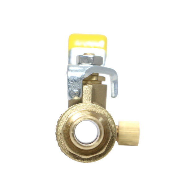 1/2 inch PEX-B Barb Crimp Ball Valve With Drain
