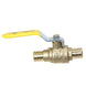 3/4 inch PEX-B Barb Crimp Ball Valve With Drain