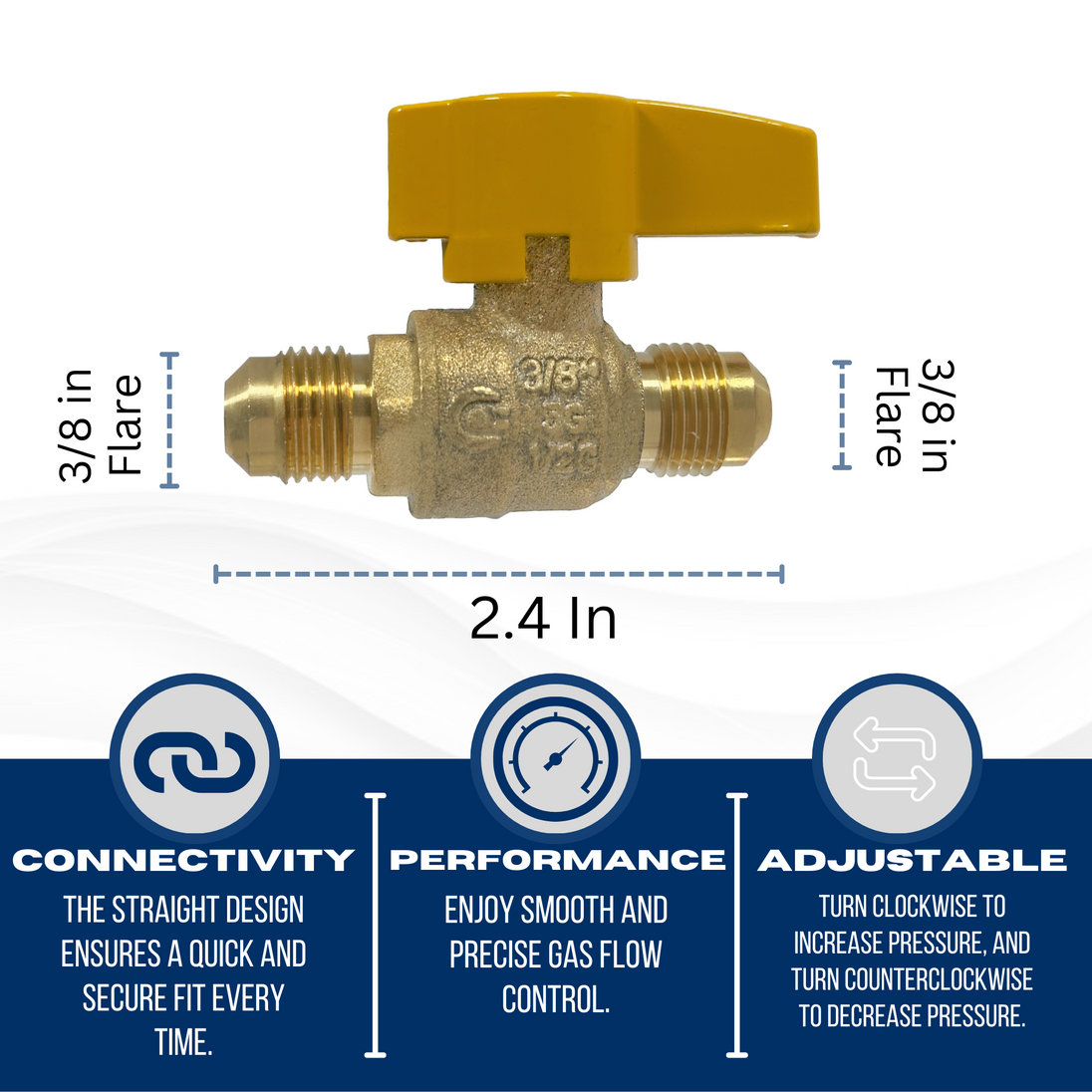 1/2 Inch Flare Gas Ball Valve