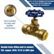 3/4 inch Push-to-Connect Stop Valve with Drain