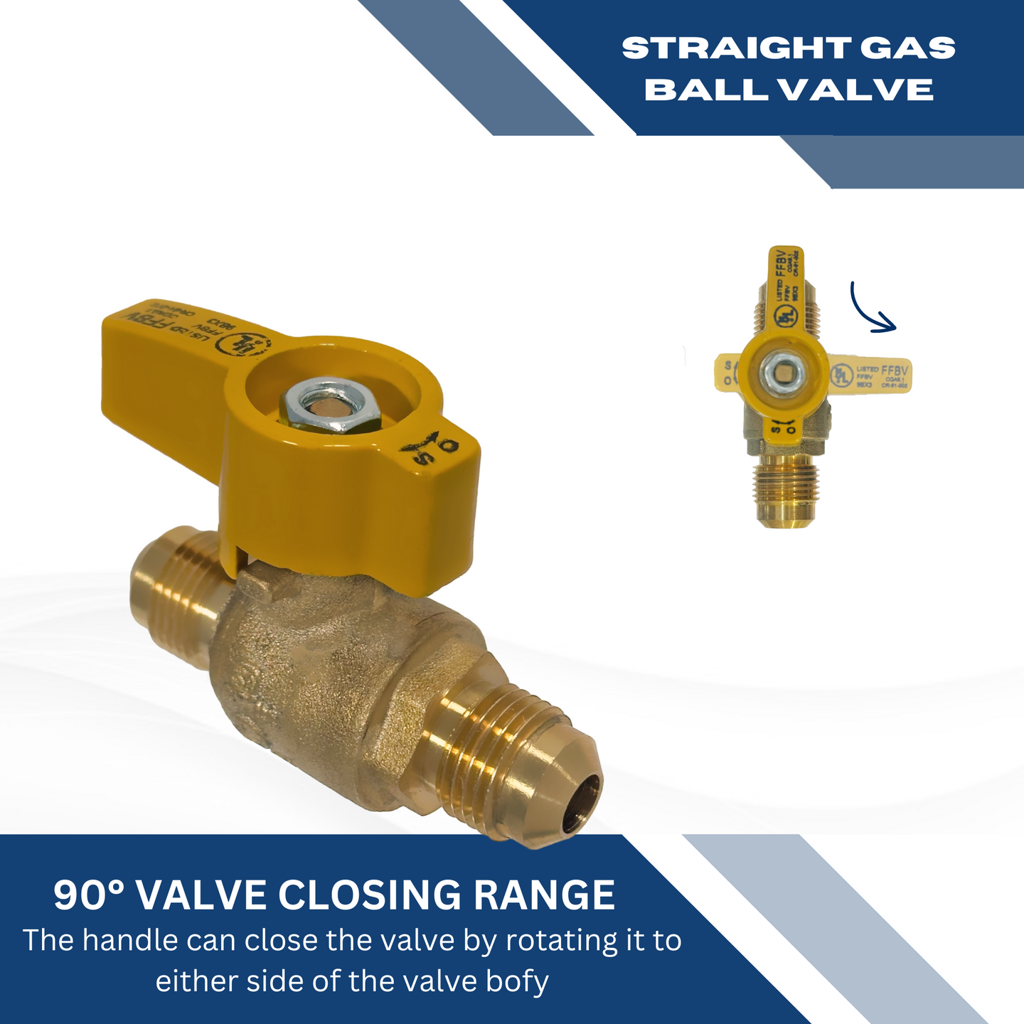 1/2 Inch Flare Gas Ball Valve