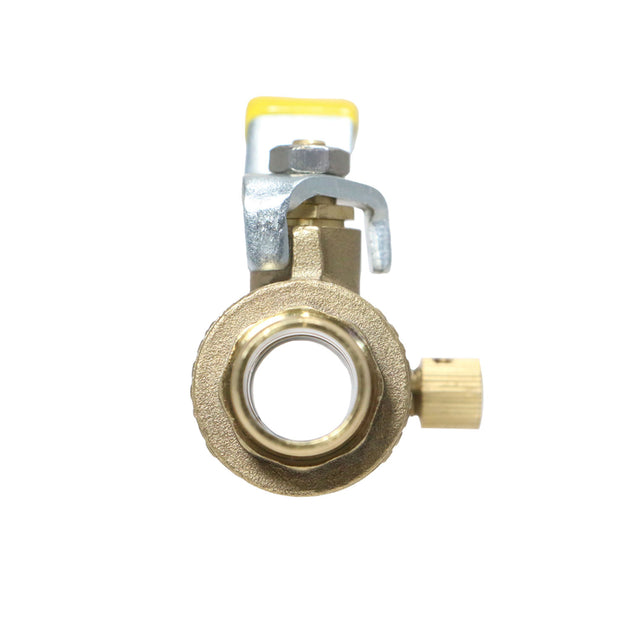 3/4 inch PEX-B Barb Crimp Ball Valve With Drain