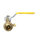 3/4 inch PEX-B Barb Crimp Ball Valve With Drain