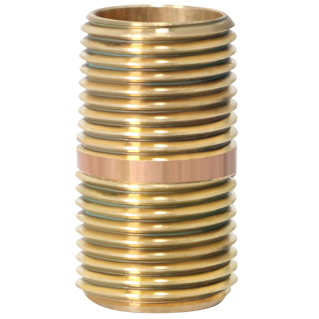1/2 in X 1-1/2 in Red Brass Nipple