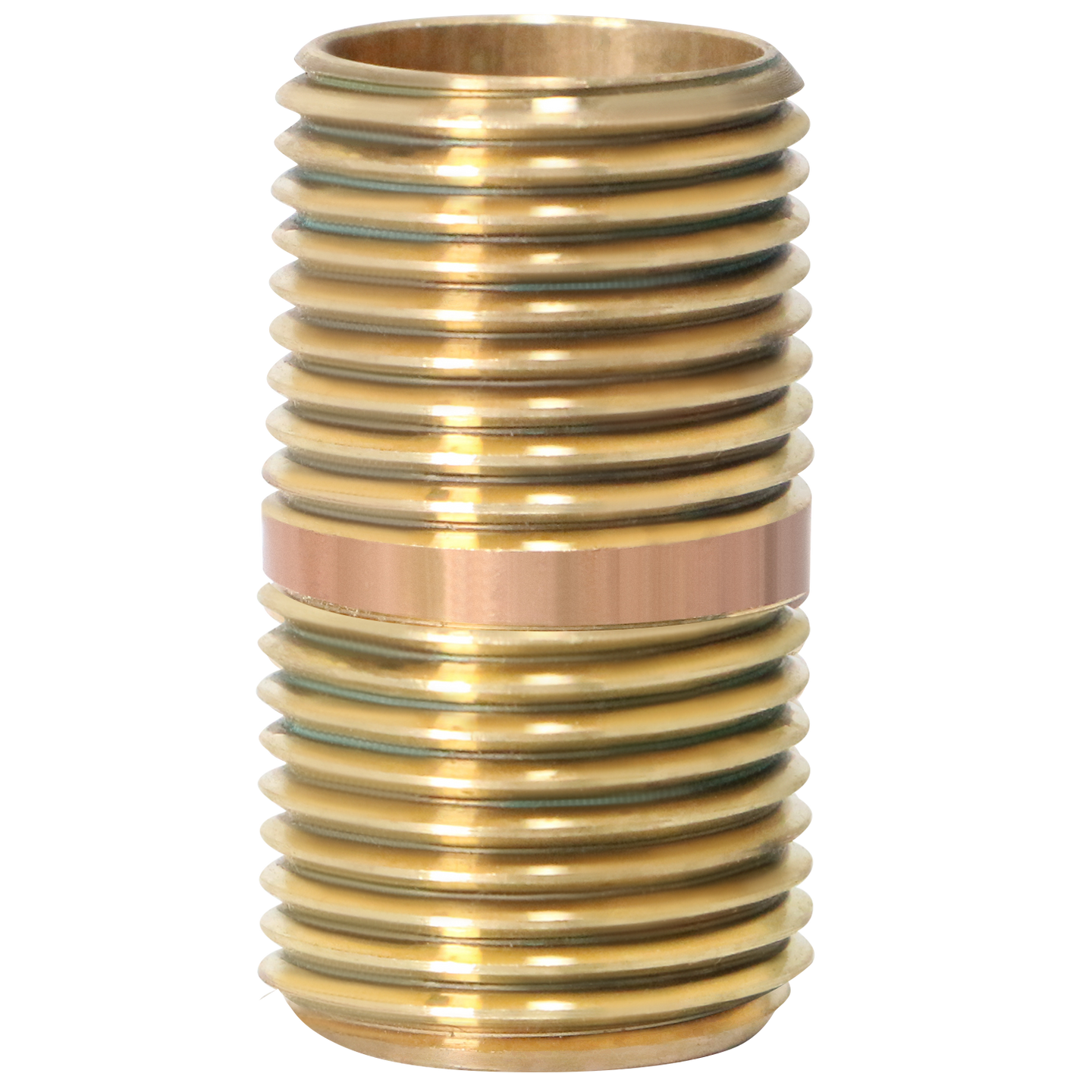 1/2 in X 1-1/2 in Red Brass Nipple