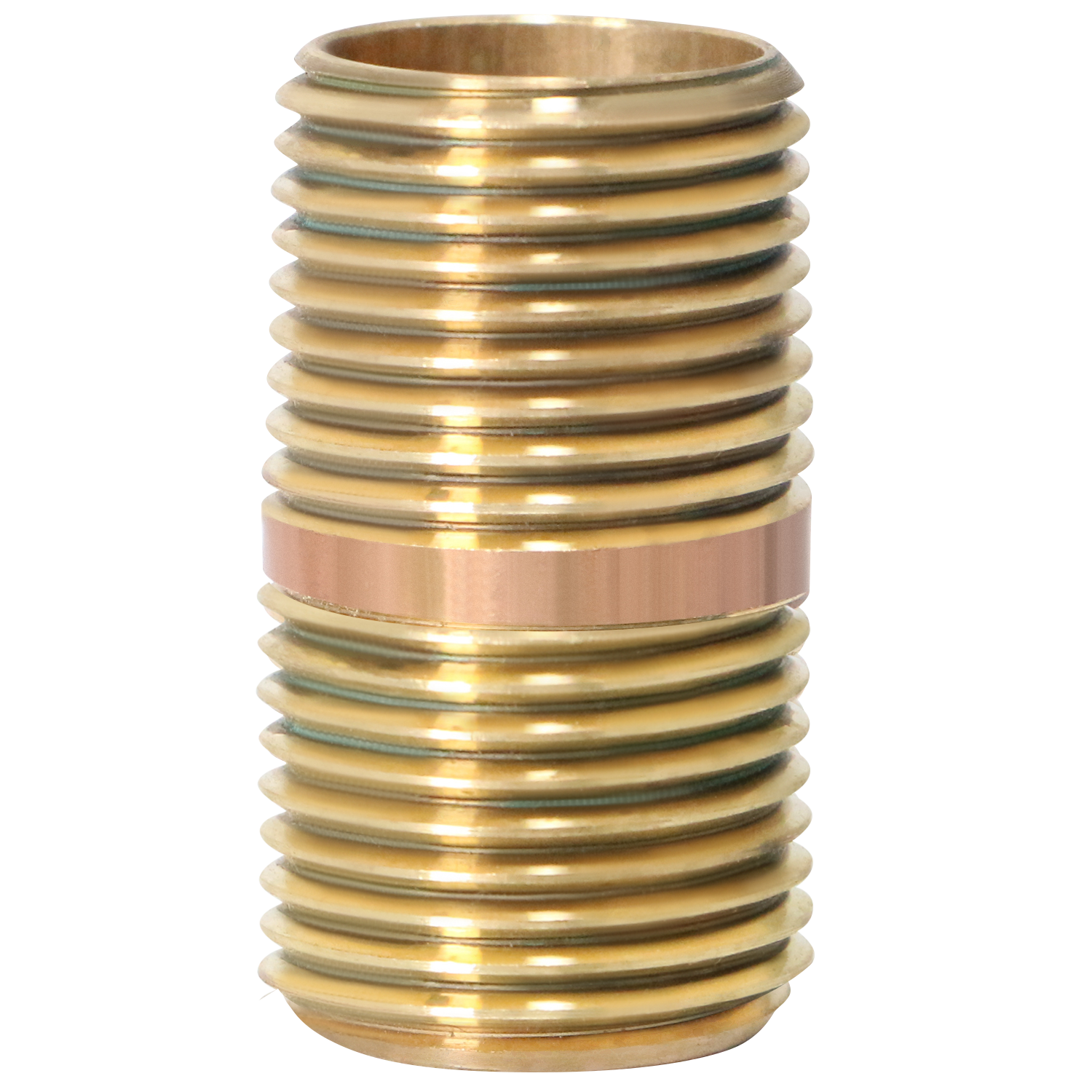 1/2 in X 1-1/2 in Red Brass Nipple