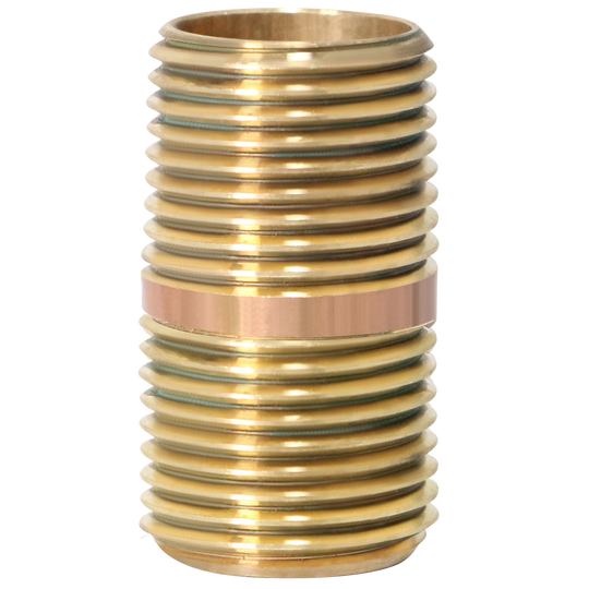 1/2 in X 1-1/2 in Red Brass Nipple