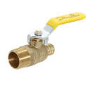 3/4 inch PEX-B Barb x 3/4 inch Male Ball Valve