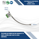 3/8 Inch Compression x 1/2 Inch FNPT Supply Hose Line, 18 Inch Long