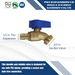 Pex-A Expansion 1/2 Inch x 3/4 Inch GHT Hose Bibb Valve