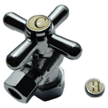 5/8 inch x 3/8 inch OD Compression Angle Valve, Polished Chrome