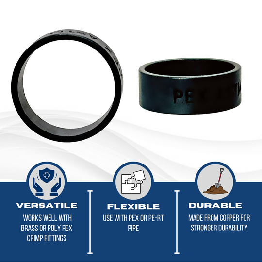 5/8 Inch Copper PEX-B Barb ring
