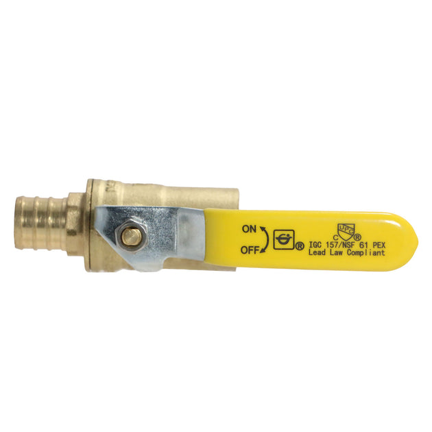3/4 Inch PEX-B Barb x 3/4 Inch Female Sweat Ball Valve