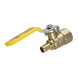 1/2 Inch PEX-B Barb x 1/2 Inch Female Ball Valve
