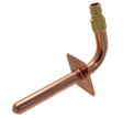 1/2 inch Pex-A Expansion Stub Out Elbow with Flange | 3-1/2 Inch x 6 Inch
