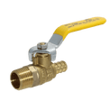 1/2 inch PEX-B Barb x 1/2 inch Male Ball Valve