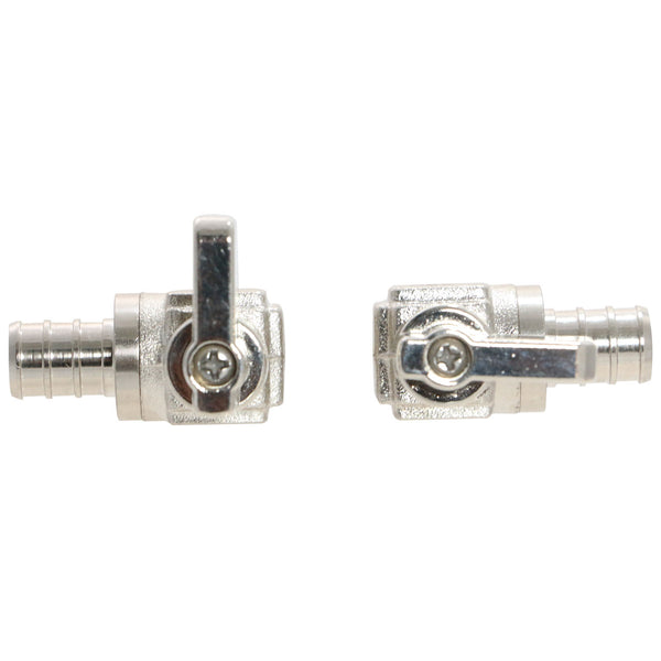 1/2 inch PEX-B Barb Crimp Mini Angle Valve