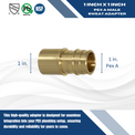1 Inch Pex-A Expansion Male Sweat Adapter