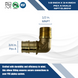 Pex-A Expansion 3/4 Inch x 1/2 Inch Male NPT Elbow
