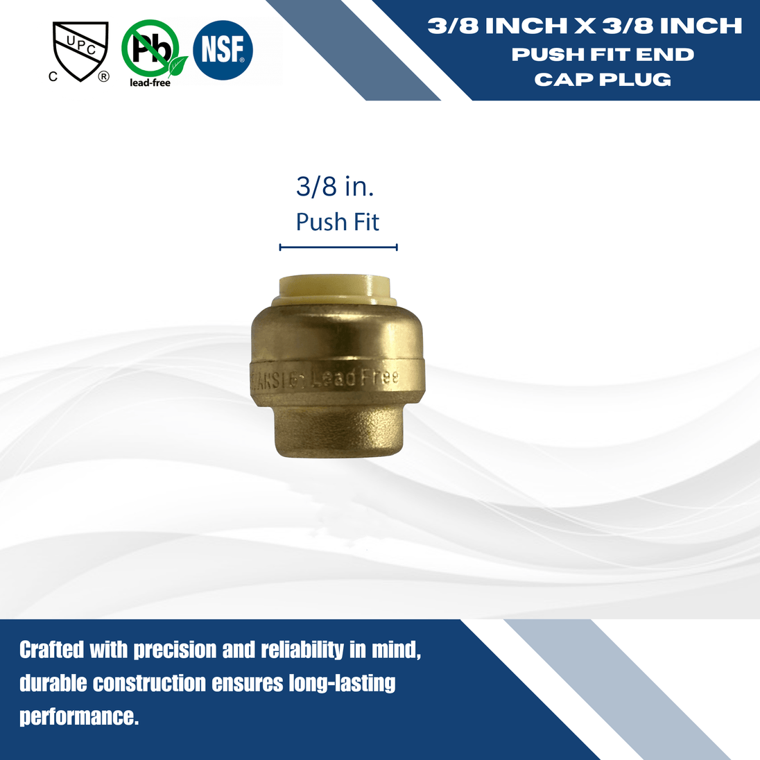 3/8 inch Push-to-Connect End Cap