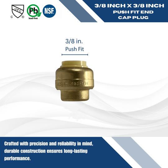 3/8 inch Push-to-Connect End Cap