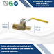 1/2 Inch Pex-A Expansion Male NPT Ball Valve