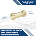 3/4 Inch Push-to-Connect Check Valve