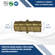 1 Inch x 1 Inch Pex-A Expansion Coupling