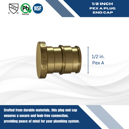 1/2 Inch Pex-A Expansion Plug End Cap