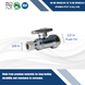 OD Compression Push-to-Connect 3/8 Inch x 1/2 Inch Straight Stop Valve