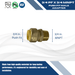 Push-to-Connect 1 Inch x 3/4 Inch Male Adapter