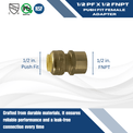 1/2 inch Push-to-Connect Female Adapter