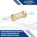 1 Inch Push-to-Connect Check Valve