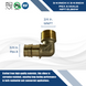 Pex-A Expansion 3/4 Inch x 3/4 Inch Male NPT Elbow
