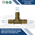 3/4 Inch Pex-A Expansion Tee