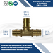 3/4 Inch Pex-A Expansion Tee