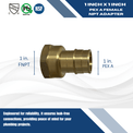 Pex-A Expansion 1 Inch x 1 Inch Female NPT