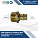 Pex-A Expansion 3/4 Inch x 1 Inch Male NPT