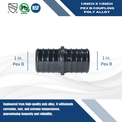 1 Inch PEX-B Barb Crimp Poly Alloy Coupling