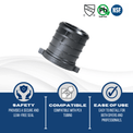1 Inch PEX-B Barb Crimp Poly Alloy Plug
