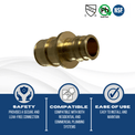 1 Inch x 3/4 Inch Pex-A Expansion Reducing Coupling