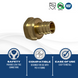 Pex-A Expansion 3/4 Inch x 1 Inch Female NPT