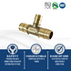 1 Inch x1 Inchx 3/4 Inch Pex-A Expansion Tee