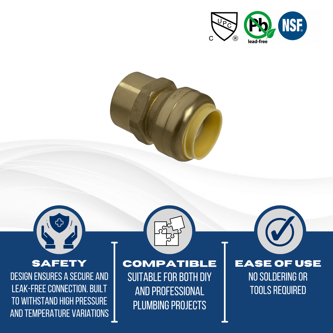 3/4 inch Push-to-Connect Female Adapter