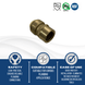 1/2 inch Push-to-Connect Female Adapter
