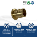 3/4 Inch Pex-A Expansion Plug End Cap
