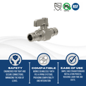 1/2 Inch Pex-A Expansion Mini Straight Valve