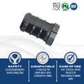 1/2 Inch PEX-B Barb Crimp Poly Alloy Plug