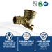 3/4 Inch Pex-A Expansion FNPT Drop Ear Elbow